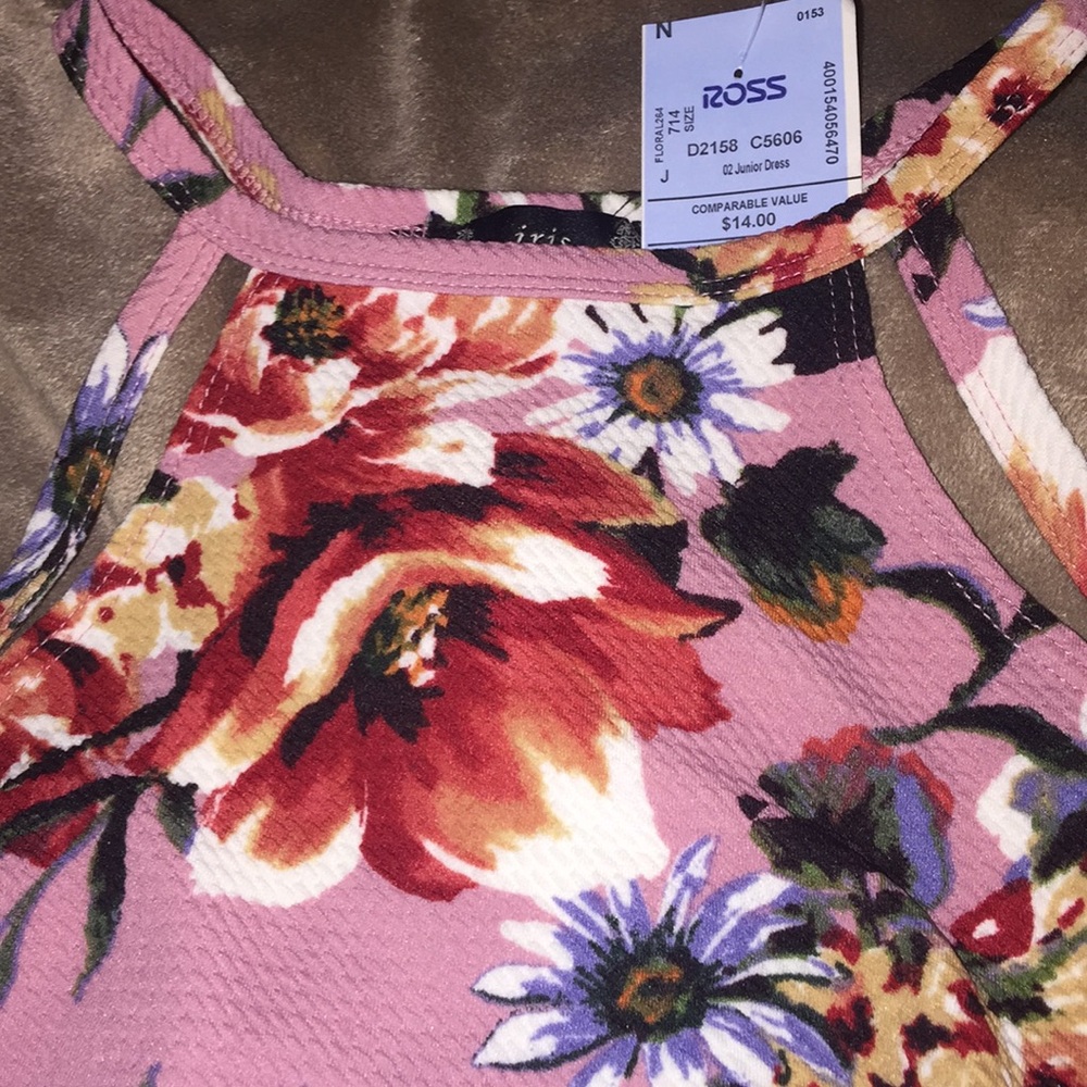 Floral Tank Dress - Picture 3 of 3
